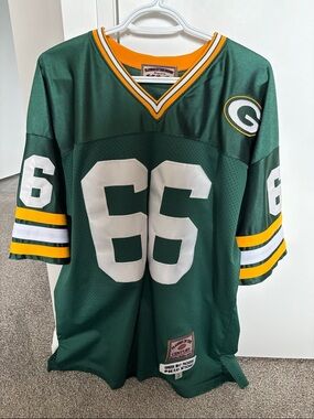 Green Bay Packers #66 Ray Nitschke NFL Football Jersey - legends of the game